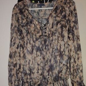 Democracy Floral Shirt Size Large